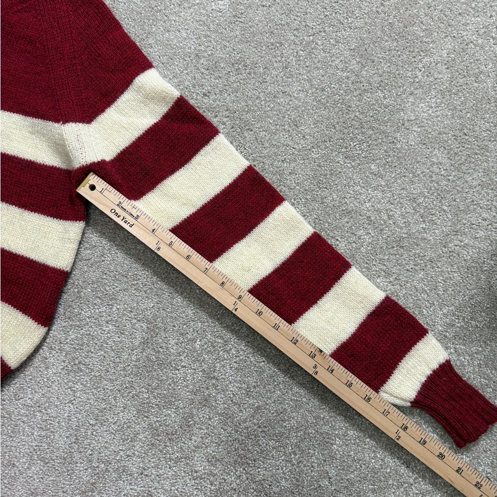 MOLLY GODDARD Red and Cream Striped Sweater - Picture 7 of 13